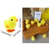 Honbay 6PCS Fluffy Chicks Wind Up Chick Toys Wind-Up Jumping Cute Chicken Plush Chicks Toys Easter Party Favors Artificial Animal Chicken Decoration Props Christmas Socking Stuffers
