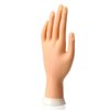Vktech® Nail Art Soft Practice Hand Flexible Silicone Prosthetic Hand Manicure Tool