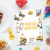 Soiceu Construction Birthday Party Invitations with Envelopes Set of 20 Construction Dump Truck Boy Birthday Party Invites Fill in Blank