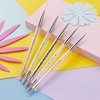 Makartt Double-Ended Nail Art Brushes Set, 5PCS Nail Design Brushes Dotting Pen Multifunctional Nail Design Tools Kit Including Nail Liner Brush and Nail Dotting Pens for UV Gel Nail Home Salon Use