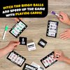 Bingo with a Twist Party Game, Bingo with Action Cards, Fun Twist on Traditional Bingo, Bingo Action Cards with a Block, Swap, and Steal, no More Bingo Balls, It's Anyone's Game! (Family Edition)