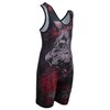 KO Sports Gear - Unisex Wrestling Singlet (Lion of Judah, Adult X-Small)