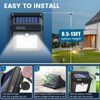 BAXIA TECHNOLOGY Solar Outdoor Lights Wireless Security Motion Sensor Outdoor Lights Solar Lights Outdoor Waterproof for Front Door,Backyard,Steps,Garage,Garden (400LM,4 Packs)