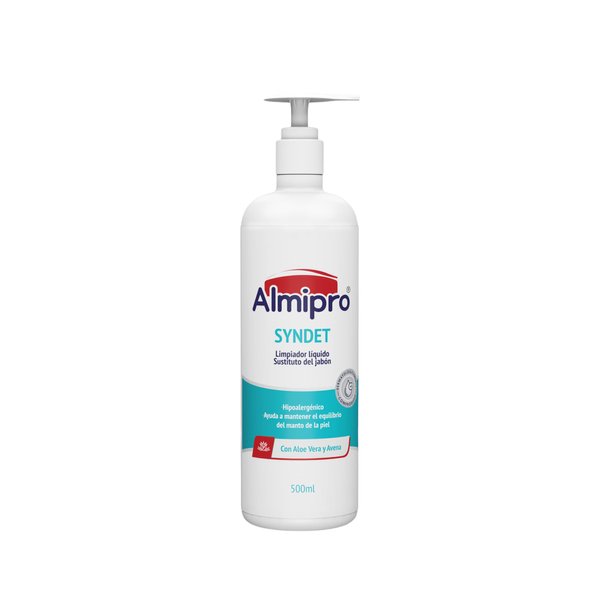 almipro Syndet Skin Cleanser | Soap-free Moisturizing Body Wash with Aloe Vera & Oatmeal for Dry, delicate, sensitive Skin | Dermatologist Recommended | Bottle 16.9 fl. oz.