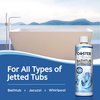 Bio Ouster Jetted Tub Cleaner Kit for Jets and Tubes - Jacuzzi Tub Cleaner, Jet Tub Cleaner for Bathtub - Includes Microfiber Towel (Kit)