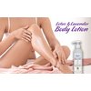 Get Bizy Health - Naturally Derived Lotus & Lavender Body Lotion, Hydrating & Fast Absorbing,