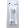 4-Pack Pop Sonic Replacement Toothbrush Heads - Compatiable w/Go Plus - Toothbrush Head w/Super Soft Dupont Tynex Nylon Bristles