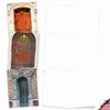 The Best Card Company - 10 Blank Note Cards Boxed (4 x 5.12 Inch) - Architecture, Assorted All Occasion Cards - Art Nouveau Doors M4624OCB-B1x10