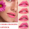 2 Pack Crystal Flower Jelly Lipstick,PH Magic Temperature Color Change Lipstick Lip Gloss,Lip Stick,Long Lasting Nutritious Moisturizing Color Change Changing Tinted Lip Balm Lipstick Set (3+4)
