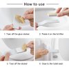 4PCS Toilet Seat Lifter Tab Silicone Toilet Seat Lifter Silicone Dirty Hand Opener Convenient Clamshell Sanitary Lid Opener Household Creative Handle Toilet Accessories(White Green Blue Khaki)