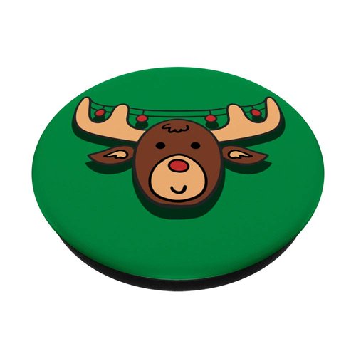 Awayk Rudolph Pop Phone Grip for Smartphones & Tablets PopSockets Grip and Stand for Phones and Tablets