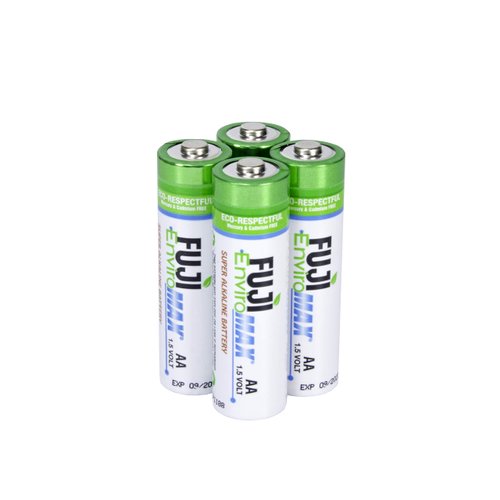 Fuji Enviromax Super Digital Alkaline Eco Friendly Batteries AA, 4 Count, 1 pack