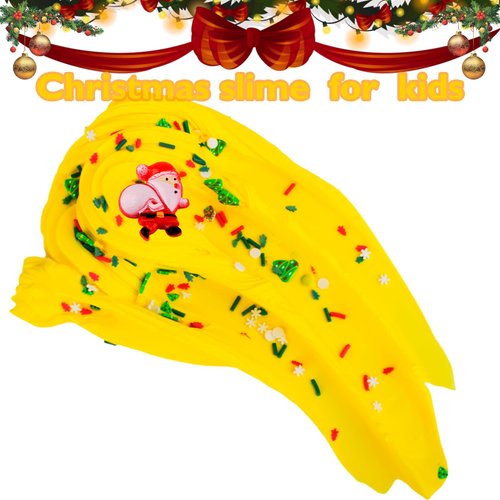 Christmas Butter Slime,Super Soft and Non-Sticky Butter Slime, DIY Slime Kit for Girls Boys, Kids Party Favors Slime Putty Toy, Christmas Stuffers