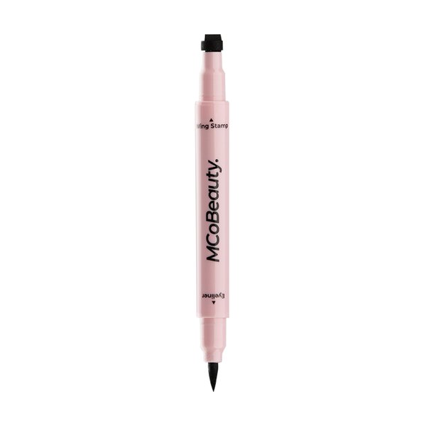 MCoBeauty Mini Winged Eyeliner Stamp & Liquid Liner Duo, Vegan, Cruelty Free Cosmetics