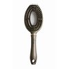 Marilyn Brush Halo Titanium Paddle Brush - Blowout, Smoothing Paddle Brush Boar/Nylon Mixed Bristles - Titanium | Achieve Faster Drying Time | Great for Sensitive Scalps, Wigs and Extensions