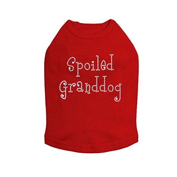 Spoiled Granddog Dog Shirt L RED