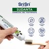Sri Sri TATTVA Sudanta Activated Charcoal Toothpaste Gel for Teeth Whitening, Healthy Gums and Fresh Breath - All Natural Fluoride Free Toothpaste for Oral Care Without Causing Sensitivity (100g)