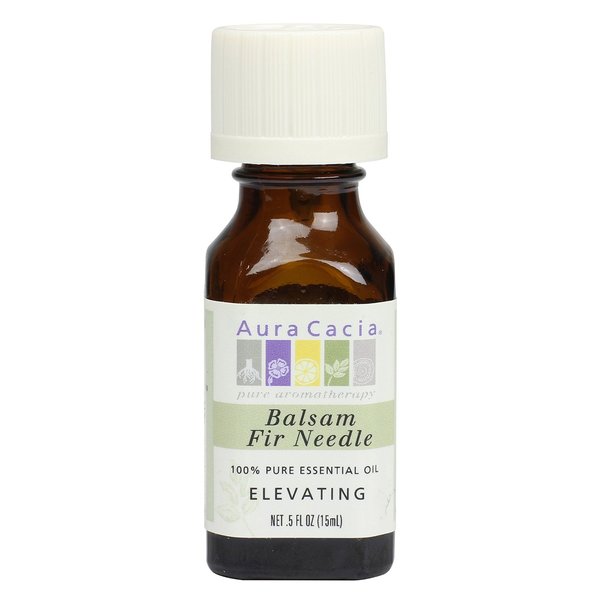Aura Cacia Essential Oil, Elevating Balsam Fir Needle 0.5 fluid ounce (Pack of 3)