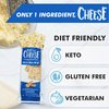 Just the Cheese Cheese Crisps | High Protein Baked Keto Snack | Made with 100% Real Cheese | Gluten Free | Low Carb Lifestyle | GRILLED CHEESE INSPIRED BLEND, 0.8 Ounces (Pack of 10)