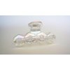 Generic Clear transparent iridescent design hair claw clip for long fine hair