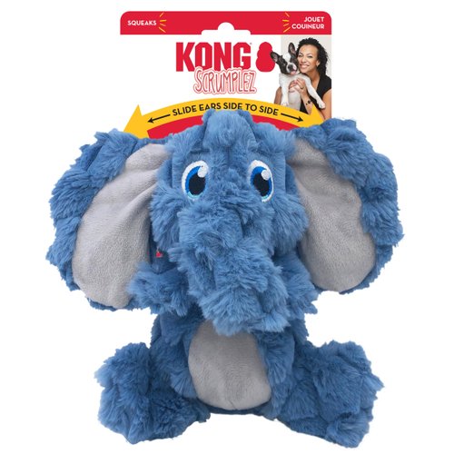 KONG Scrumplez Dog Toy - Soft Plush Squeaker Toy for Interactive Play, Stuffed with Extra-Squeaky Fun, Durable and Engaging for Dogs (Medium, Koala)