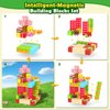 Magnetic Blocks - Build Mine Magnet World Magic Teleport Pipes Set, 1'' Magnetic Building Blocks Toddler Toys Creative Kids Toys, STEM Sensory Outdoor Toys for 3+ Year Old Boys & Girls