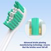 Toptheway Replacement Brush Heads Compatible with Sonicare E-Series Essence Xtreme Elite Advance and CleanCare Screw-On Toothbrush Handles 7022/66, 6 Pack