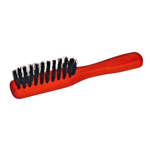 Ibiza Hair Professional Specality Boar Hair Brush (Clutch) Hybrid Boar Hair/Nylon Bristles Engineered to Tame Fly Aways Or Brush Through Hair Set by Rollers, Detangle Hair with Shiny Results