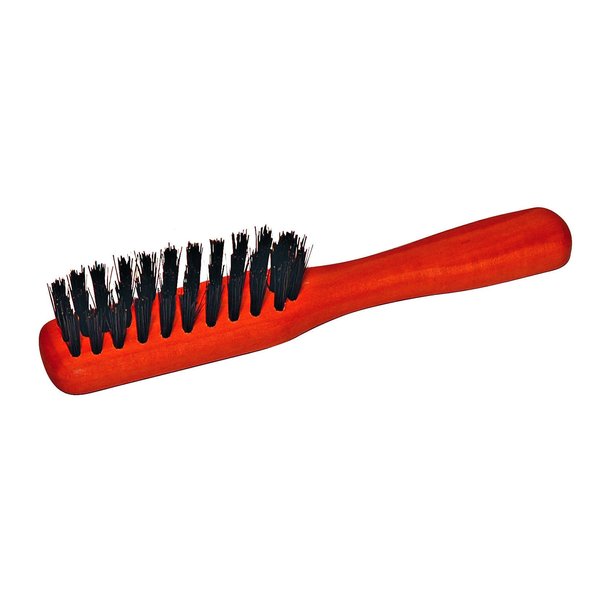 Ibiza Hair Professional Specality Boar Hair Brush (Clutch) Hybrid Boar Hair/Nylon Bristles Engineered to Tame Fly Aways Or Brush Through Hair Set by Rollers, Detangle Hair with Shiny Results