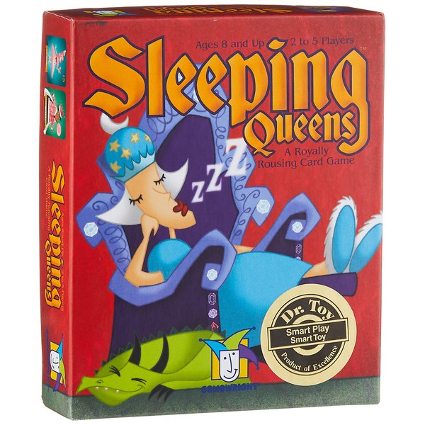 Sleeping Queens! Fun Card Game for Kids and Families. Great for Kids aged 8+ and 2-5 Players, from Gamewright.