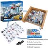 COGO MAN 3in1 City Police Building Set, Police Car Transporter Building Toys, Police Truck with Trailer & Rescue Helicopter, Police Chase Building Kit, Gift for Boys Kids Aged 6-12, 249 PCS