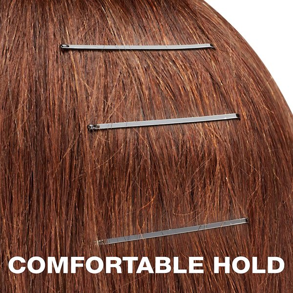 Conair Pin & Match Bobby Pins - hair accessories for women - Bobby Pins Black - Includes Storage Container - 75 Count