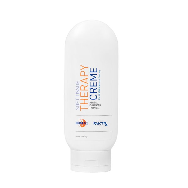 China-Gel Soft Tissue Therapy Creme – Professional Massage Cream with Arnica, Topical Massage Lotion for IASTM, Manual Massage, Cupping Therapy, Kinesiology Taping & More, 6 oz Bottle