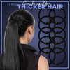 Hair Nets, YGDZ 40pcs Invisible Hair Net for Ballet Buns, Small Bun Net for Ballet, 40pcs U Shaped Pins, 10pcs Hair Elastic Bands, Elastic Edge Mesh, Wig Nets for Dance, Girl, Kid (30cm Black)