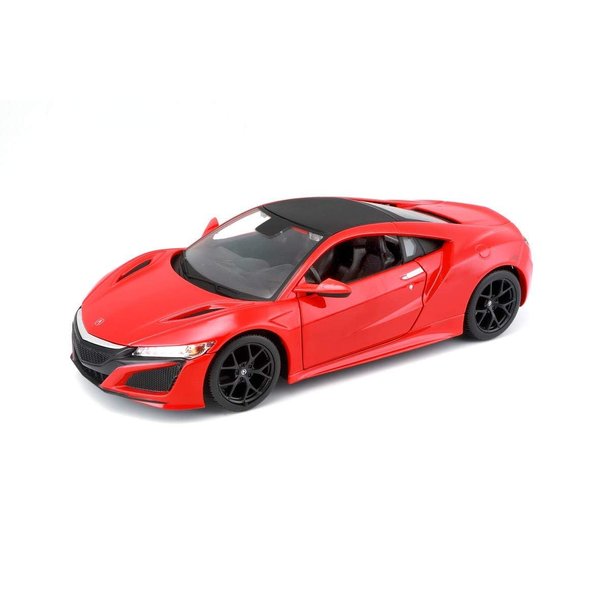 Maisto 2018 Acura NSX Red with Black Top 1/24 Diecast Model Car