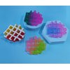 4Pack Gradient Color Series Super Stretch Sticky Waffles Mochi Squishy Toys,Goodie Bag Stuffers,Classroom Prizes,Birthday,Party Favors