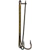 Mustad Double Live Bait/Liver Hook with Safety Pin - Bronze 2/0