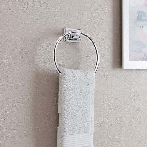Design House 533091 Millbridge Classic Towel Ring, Polished Chrome