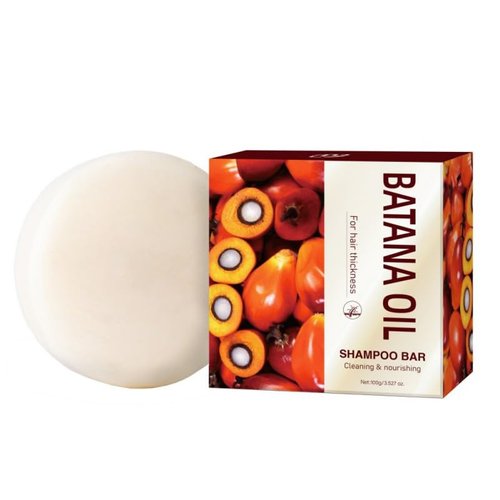 Hotiary Batana Oil Shampoo Bar for Hair Growth，Dr. Sebi Batana Oil Bar from Honduras, Natural Batana Bars for Prevent Hair Loss,Thickening (Red)