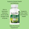 Marine Phytoplankton Plant-Based Omega 3 Supplement Capsules 1,000 mg - Promotes Energy, Focus, and Cellular Energy - 60 Vegetable Capsule