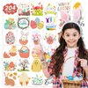 EMOME 204 Sheets Easter Tattoos for Kids Bulk, Individually Wrapped Easter Temporary Tattoos Stickers for Kids Boys Girls, Easter Egg Fillers Party Favors Supplies