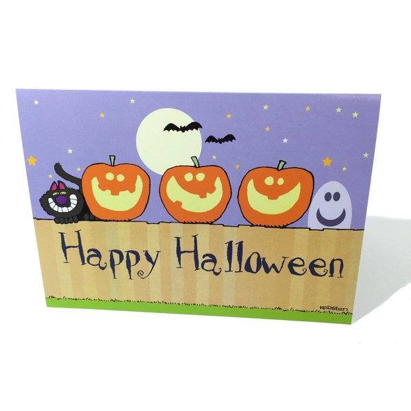 Stonehouse Collection | Happy Halloween Greeting Cards | Happy Halloween | 18 Halloween Cards & 19 Envelopes | USA Made (Personalized)