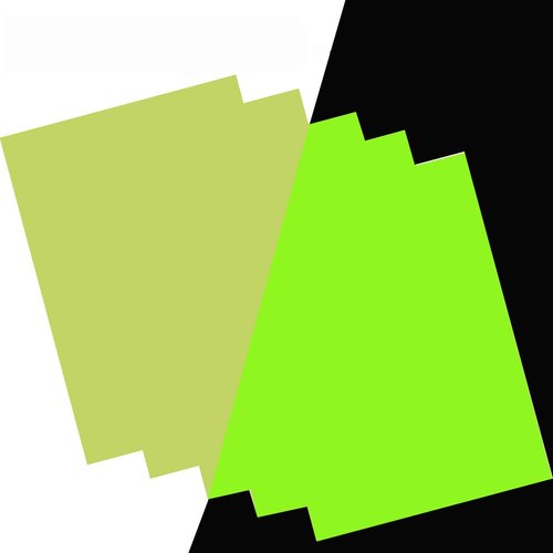 Glow in The Dark Sticker A5 Paper 5pcs a Pack Self-Adhesive Photoluminescent Vinyl DIY Cut Glowing Stars and Moon Animals for Ceiling and Wall Decals, Perfect for Kids Bedding Room Party Birthday Gift