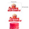 Popcorn Party Decorations Popcorn Birthday Party Supplies Includes Popcorn Banner Cake Topper Cupcake Topper Balloons for Movie Night, Birthday, Carnivals, Circus Party