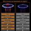 Waybelive LED Basketball Hoop Lights, Remote Control Basketball Rim LED Light, 16 Color Change by Yourself, Waterproof, Super Bright to Play at Night Outdoors, Good Gift for Kids, 2 Pack
