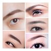 ATOMUS 3 Pairs Tattoo Practice Skin for Eyebrows Eyeliner 3D Permanent Makeup Silicone Fake Skin Microblading Supplies for Beginners and Experienced Artists