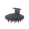 KOENWEENI Silicone Scalp Massager Shampoo Brush Scrubber with Soft Bristles Exfoliator for Shower Dandruff Removal Wet Dry Hair Growth and Care Black