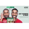 KISS Quick Cover Natural Herbal Color Change Shampoo 3 Pouches (3 PACK, Natural Black)