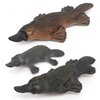 Fantarea Wildlife Animal Figures Model Playset 3 PCS Platypus Figurines Party Favors Supplies Cake Toppers Decoration Cognitive Toys Set for Boys Girls Kid