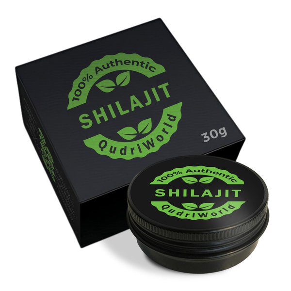 Qudriworld Pure Himalayan Shilajit Resin Supplement | 30 Grams Authentic, Natural, and Organic | for Detox, Cleanse, Immune Support, Brain Booster and Energy | Contains Fulvic Acid and Trace Minerals